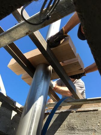 Mise en place des colonnes